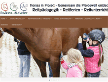 Tablet Screenshot of horses-in-project.de